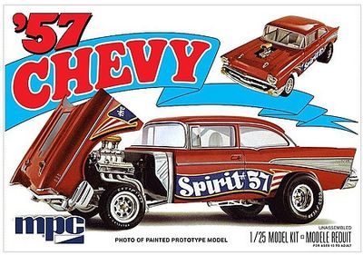 1957 Chevrolet Bel Air 1/25 Model Car Kit #904 by MPC