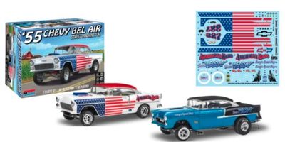 1955 Chevy Bel Airstreet Machine 1/25 Model Car Kit #4519 by Revell