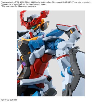 Gundam Decal - 139 Mobile Suit Gundam GQuuuuuuX Multiuse 1