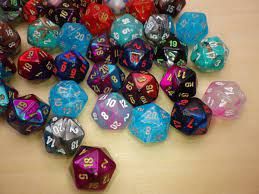 Chessex Mini 20 Sided Dice D20 - Loose Assorted
