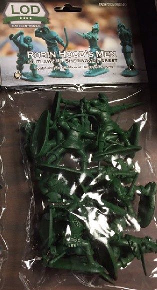 1/32 Robin Hood's Men of Sherwood Forest Playset (16) (Bagged)