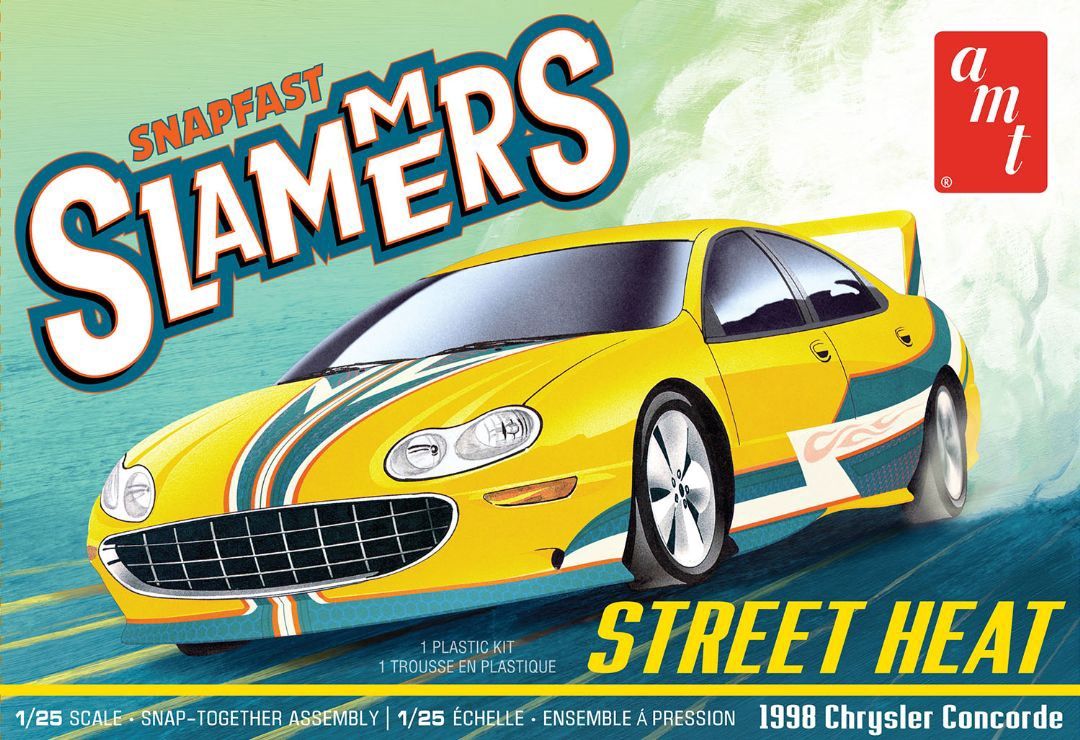 1998 Chrysler Concorde Slammers Street Heat 1/25 Model Car Kit #1227M/12 by AMT