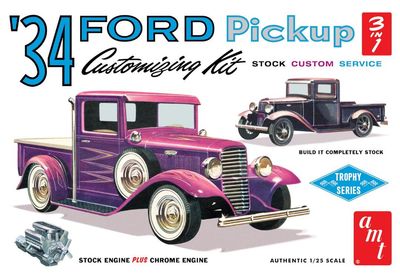 1934 Ford Pickup 1/25 Model Car Kit #1120/12 by AMT