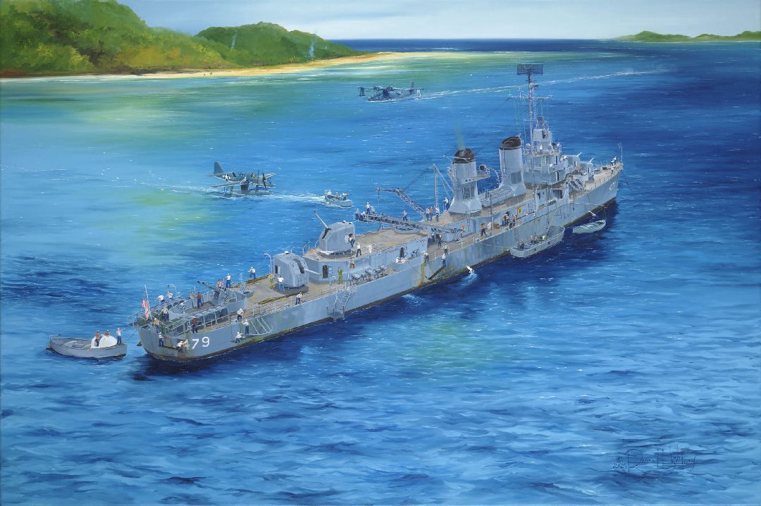 USS Stevens DD-479 1/200 #03722 by Trumpeter