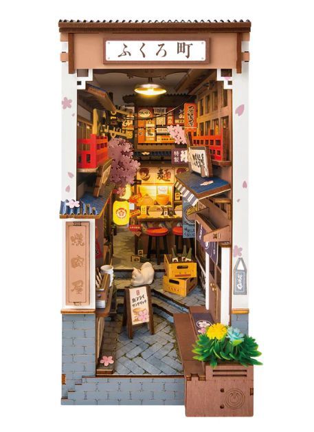 DIY Book Nook Sakura Wine Alley