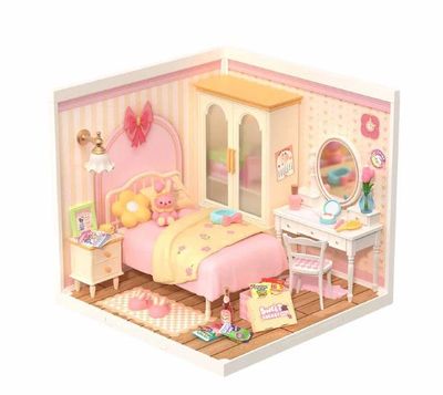 Rolife Super Creator Lovely Pink Bedroom