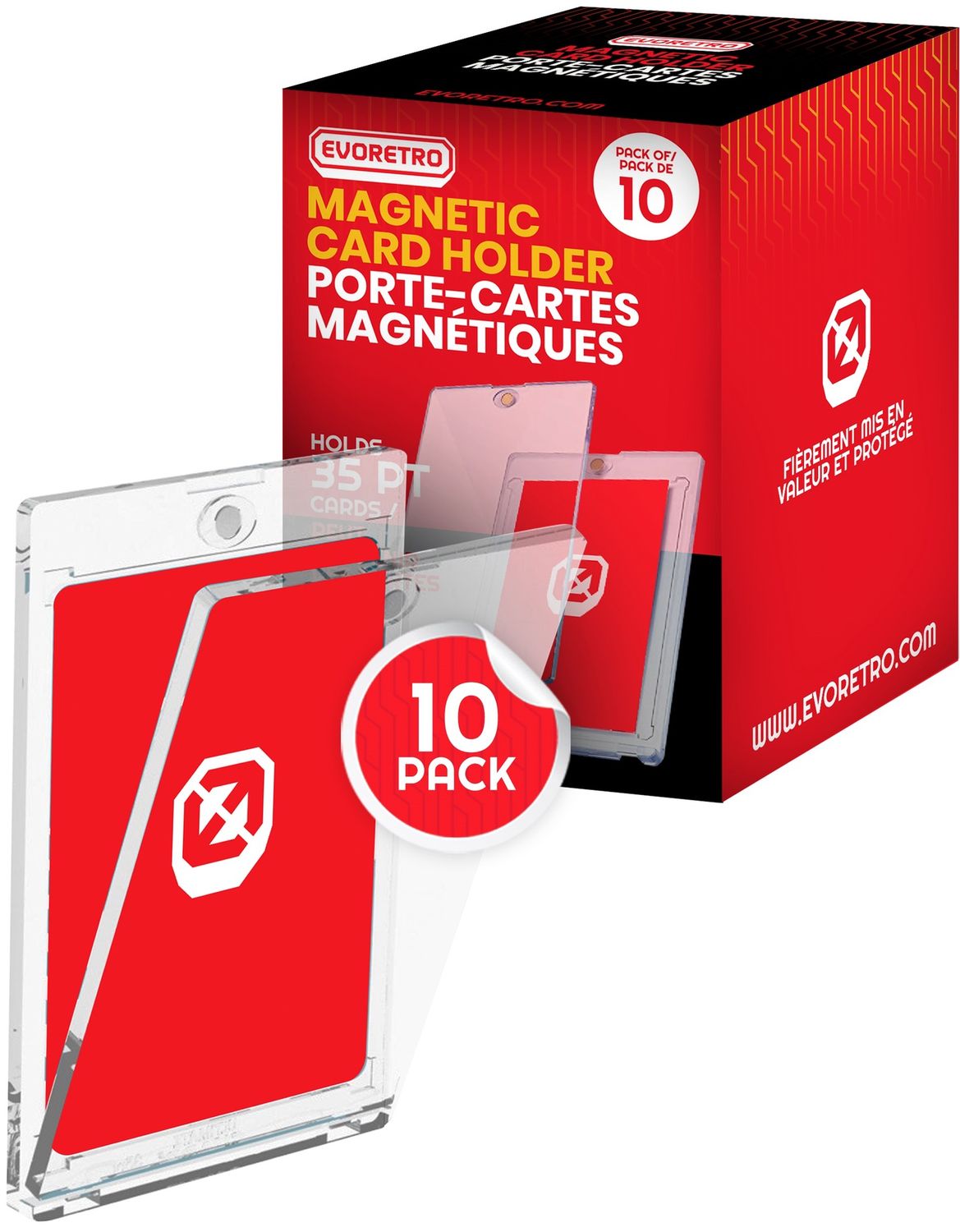Evoretro Magnetic Card Holder 35Pt 10Pk - EVO-2490