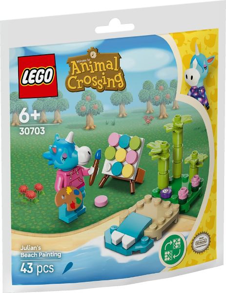 Lego Animal Crossing: Julian's Beach Painting 30703
