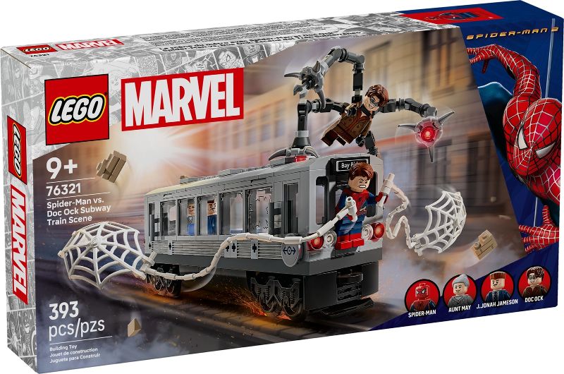 Lego Marvel Super Heroes: Spider-Man vs. Doc Ock Subway Train Scene 76321