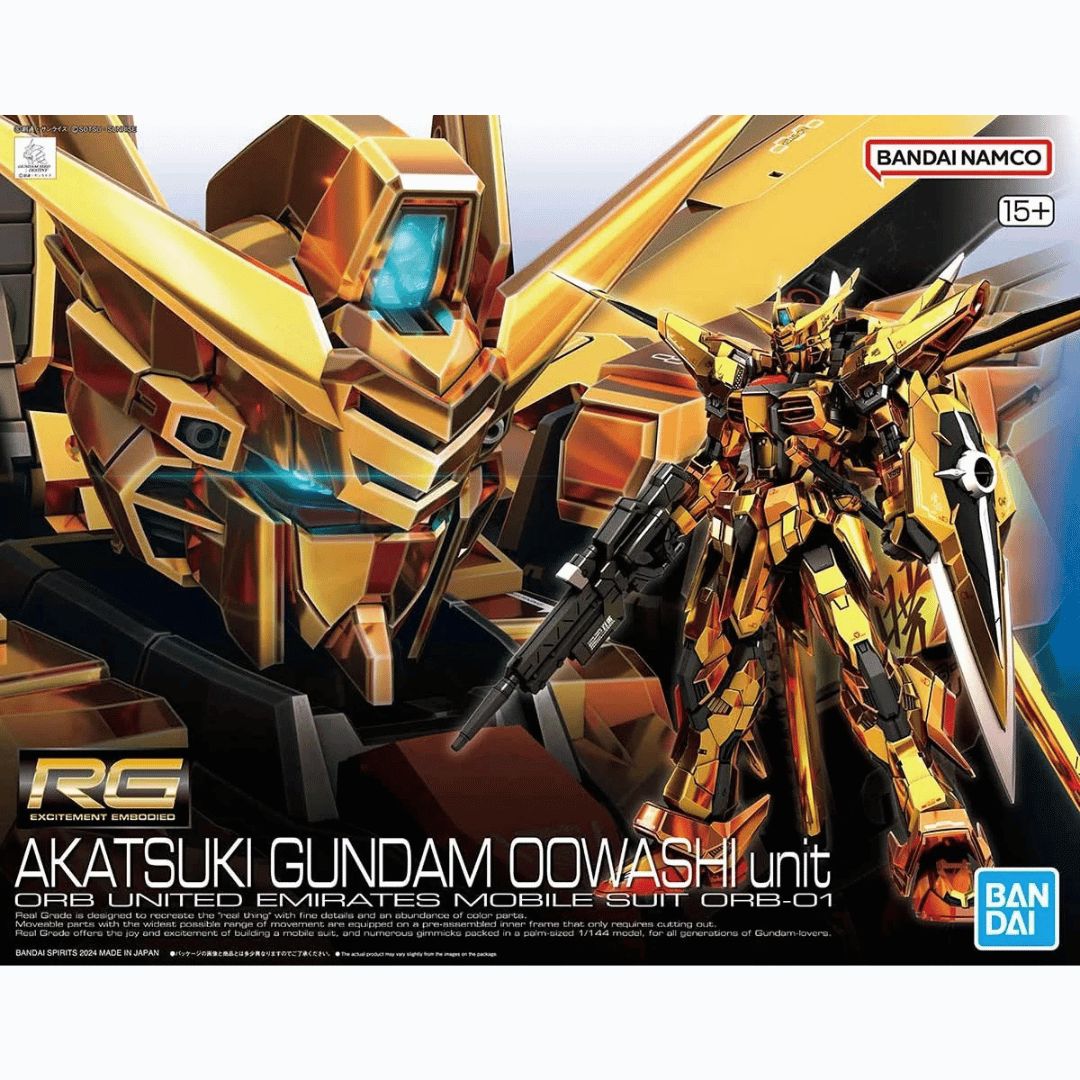 RG #41 1/144 Akatsuki Gundam Oowashi Unit #5067396 by Bandai