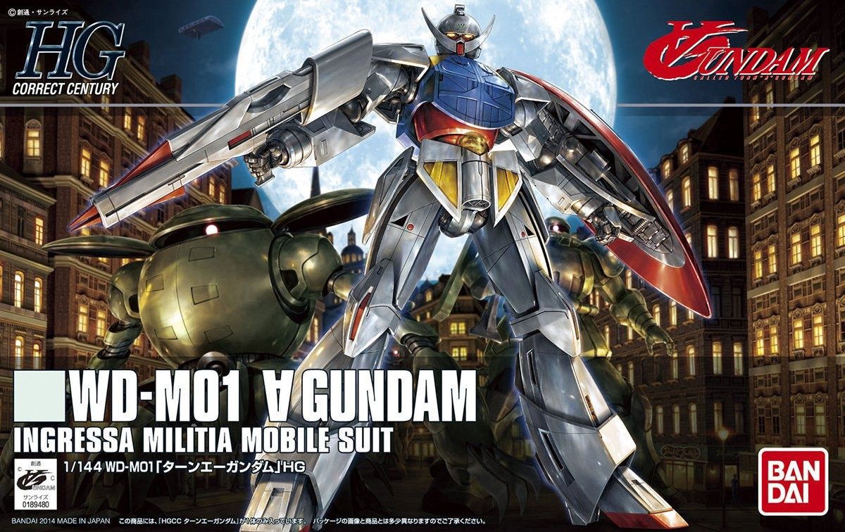 HGCC 1/144 #177 Turn A Gundam #5060401 by Bandai