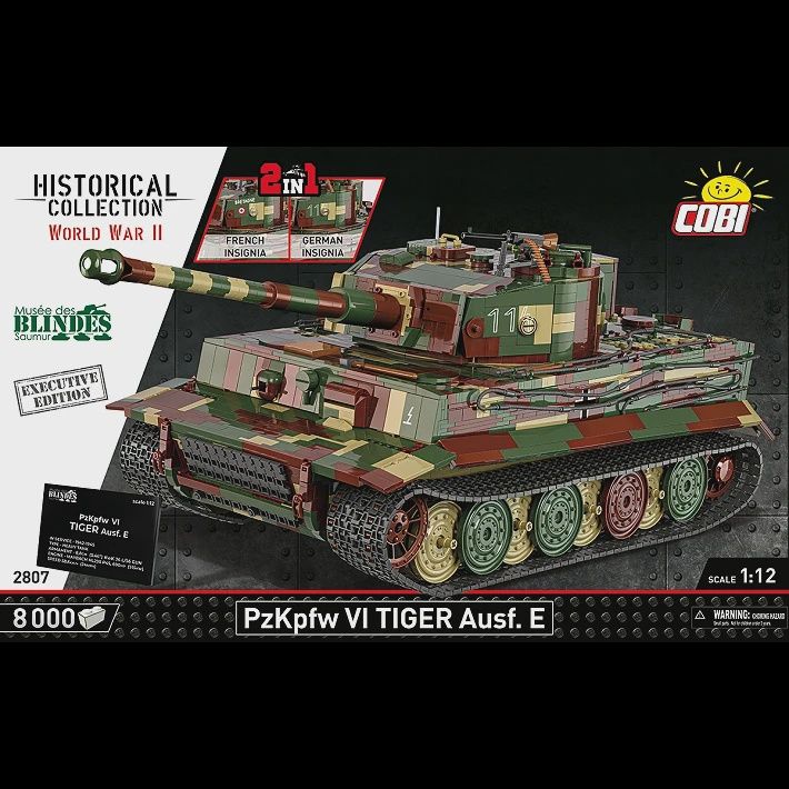Cobi Historical Collection WWII: 2807  Panzerkampfwagen VI Tiger Ausf. E - Executive Edition 1/12 8000 PCS