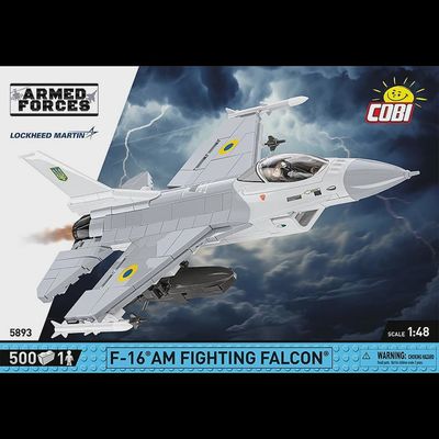 Cobi Armed Forces: 5893 F-16AM Fighting Falcon 1/48 500 PCS