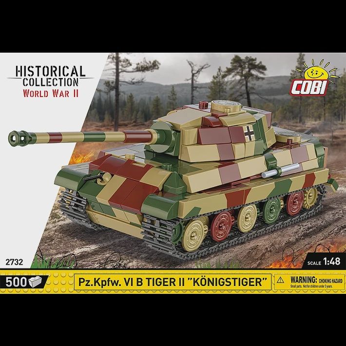Cobi Historical Collection WWII: 2732 Pz.Kpfw. VI B Tiger II Königstiger 1/48 500 PCS