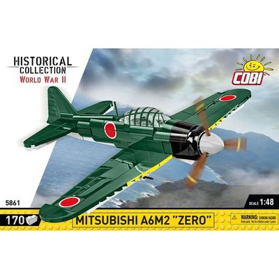 Cobi Historical Collection WWII: Mitsubishi A6M2 "Zero" 170 PCS