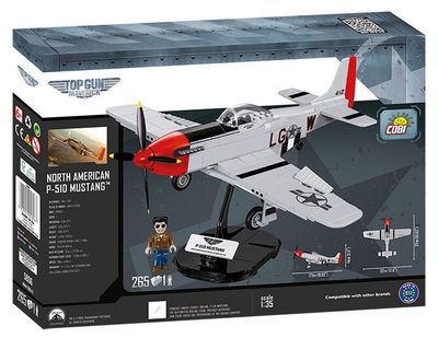 Cobi Top Gun: 5846 Mustang P-51D 1/35 350 PCS