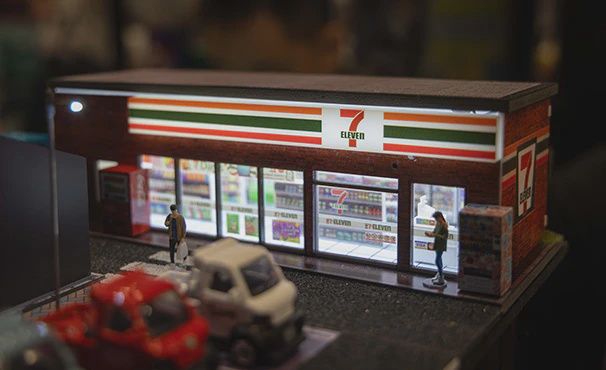 Cardinal 1/64 Diorama Kit 7-Eleven - 710020