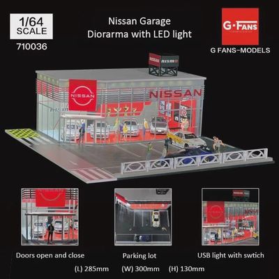 Cardinal 1/64 Diorama Kit Nissan Dealership - 710036