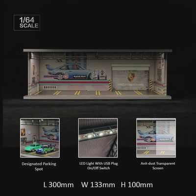 Cardinal 1/64 Diorama Kit Porsche Garage - 71007