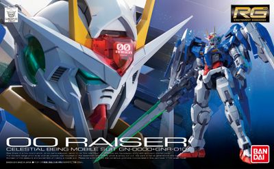 RG 1/144 GN-0000 + GNR-010 00 Raiser #5061603 by Bandai