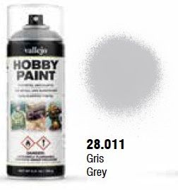 VAL28011 Grey Primer Aerosol (400ml) Basic Primer