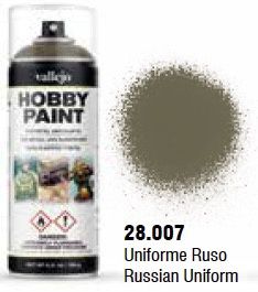 VAL28007 Russian Uniform Aerosol (400ml) WW2 Infantry Color Primer