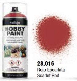 VAL28016 Scarlet Red Aerosol (400ml) Fantasy Color Primer