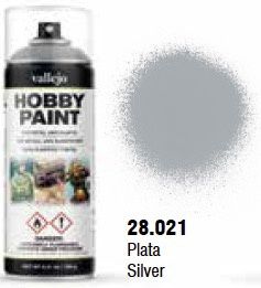 VAL28021 Silver Aerosol (400ml) Fantasy Color Primer
