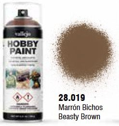 VAL28019 Beastly Brown Aerosol (400ml) Fantasy Color Primer