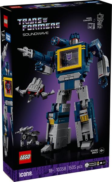 Lego Icons: Soundwave 10358