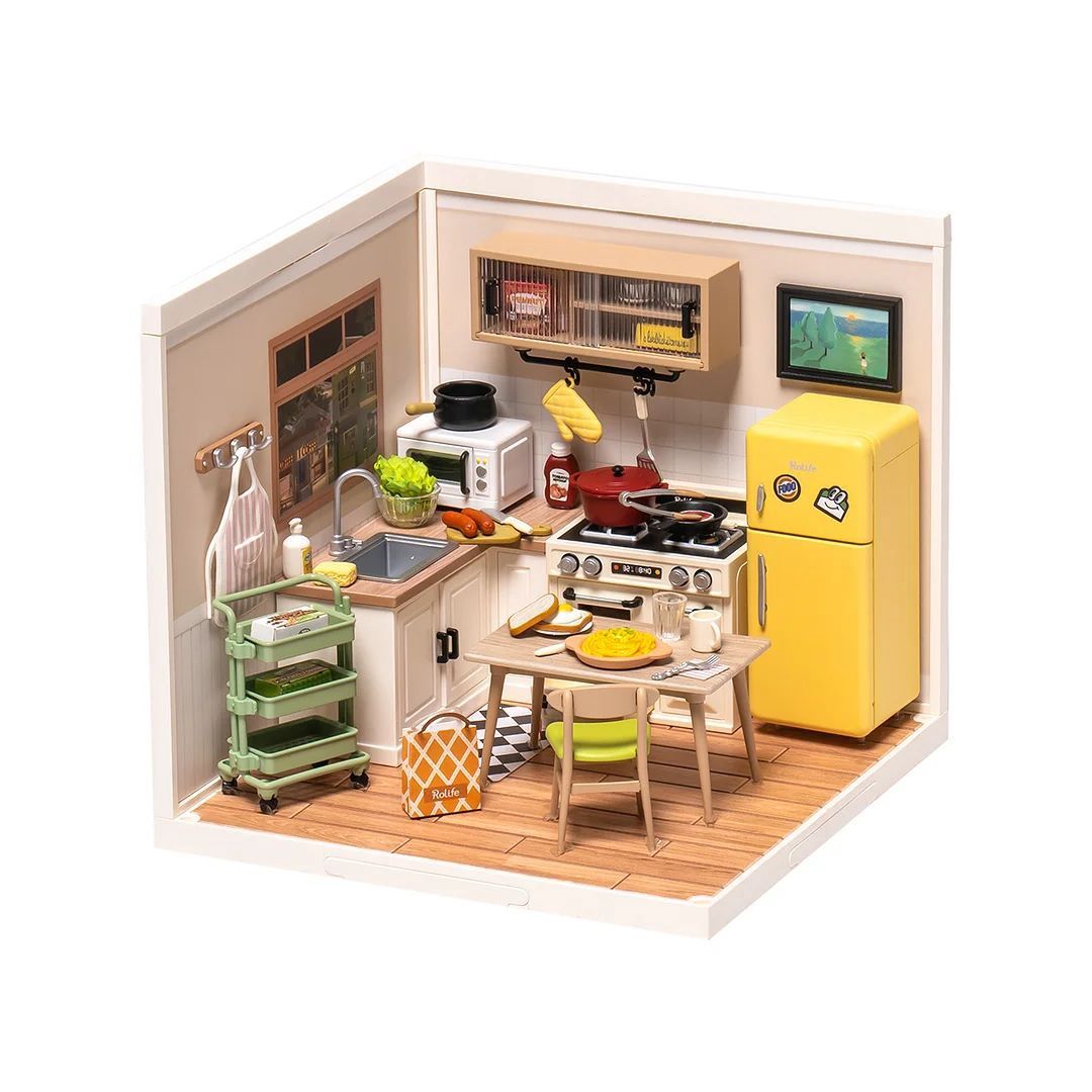 Rolife Super Creator Happy Meals Kitchen
