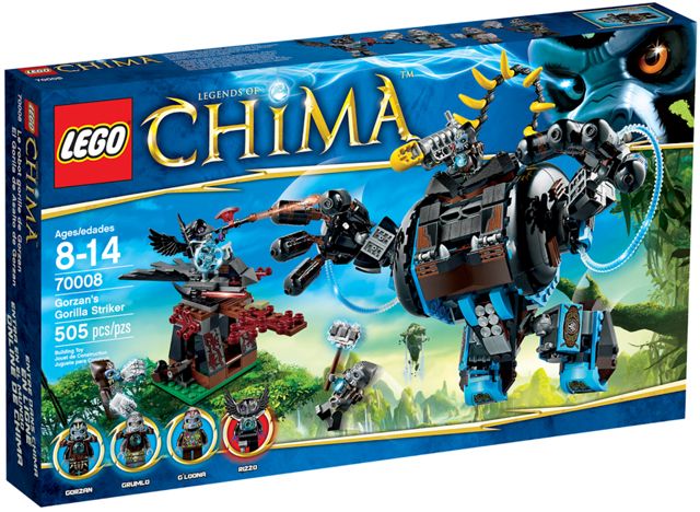 Lego Legends of Chima: Gorzan's Gorilla Striker 70008