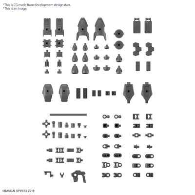 Option Parts Set 15 (Multi Vernier/Multi-Joint) 1/144 30 Minutes Missions Accessory Model Kit #5066277 by Bandai