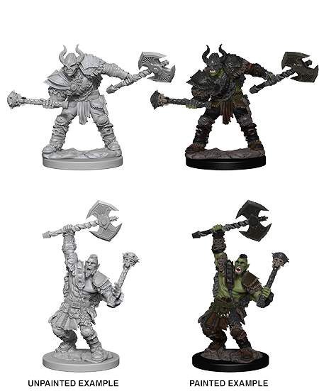 Pathfinder Unpainted Mini - Half Orc Male Barbarian 72613