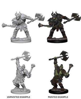 Pathfinder Unpainted Mini - Half Orc Male Barbarian 72613