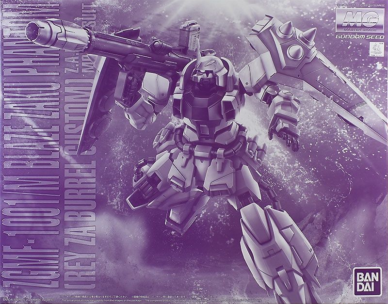 MG 1/100 ZGMF-1001/M Blaze Zaku Phantom (Rey Za Burrel Custom) by 5061086