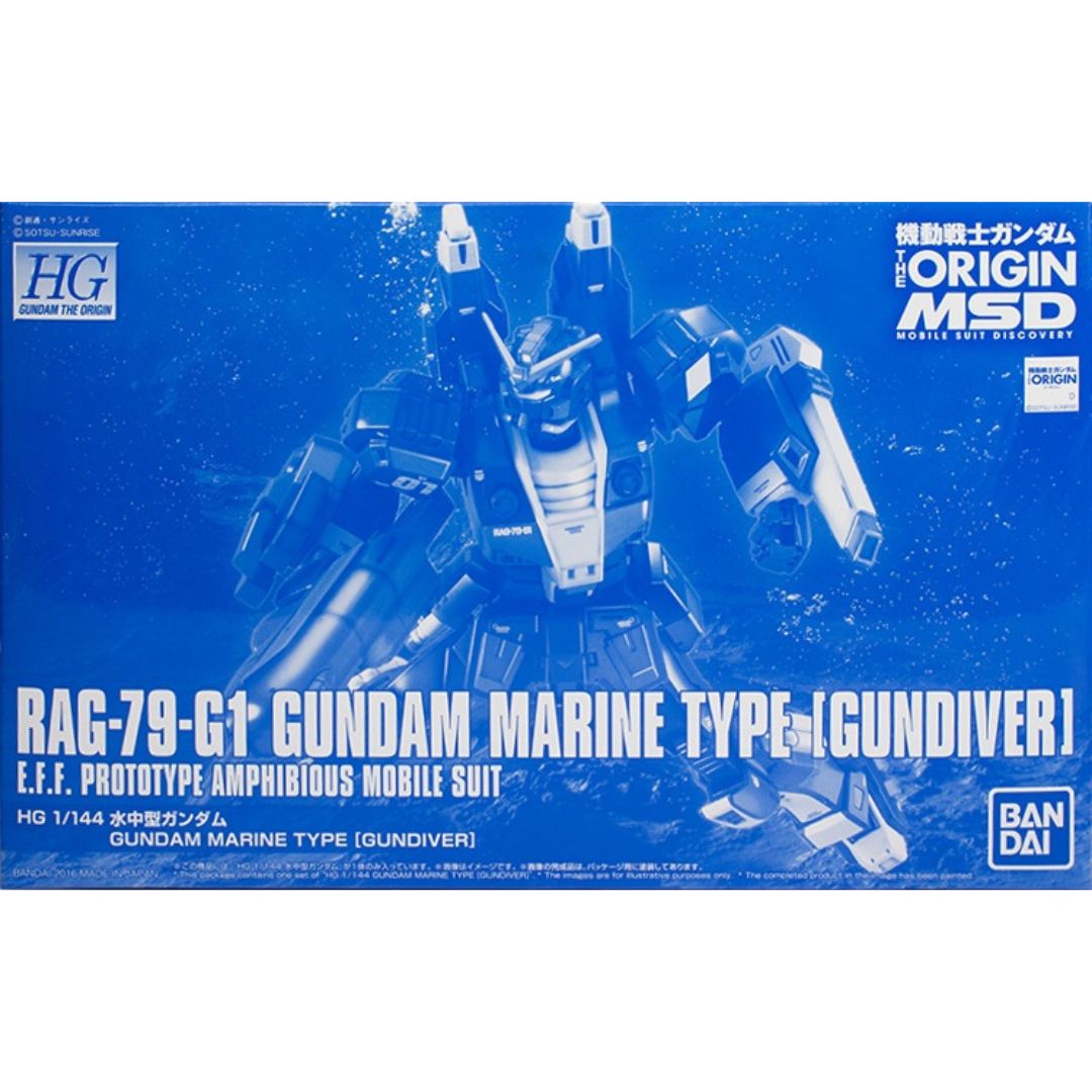 HG The Origin 1/144 RAG-79-G1 Gundam Marine Type (Gundiver) #5058241 by Bandai
