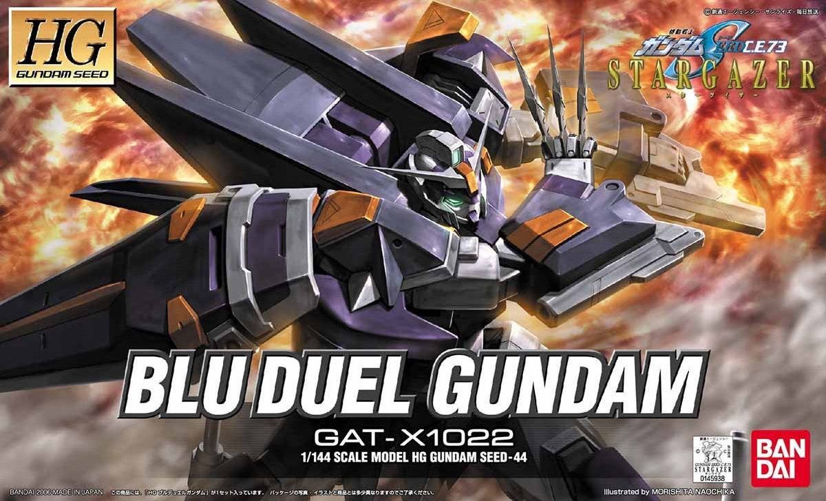 HG SEED #44 1/144 GAT-X1022 Blu Duel Gundam #0145938 by Bandai