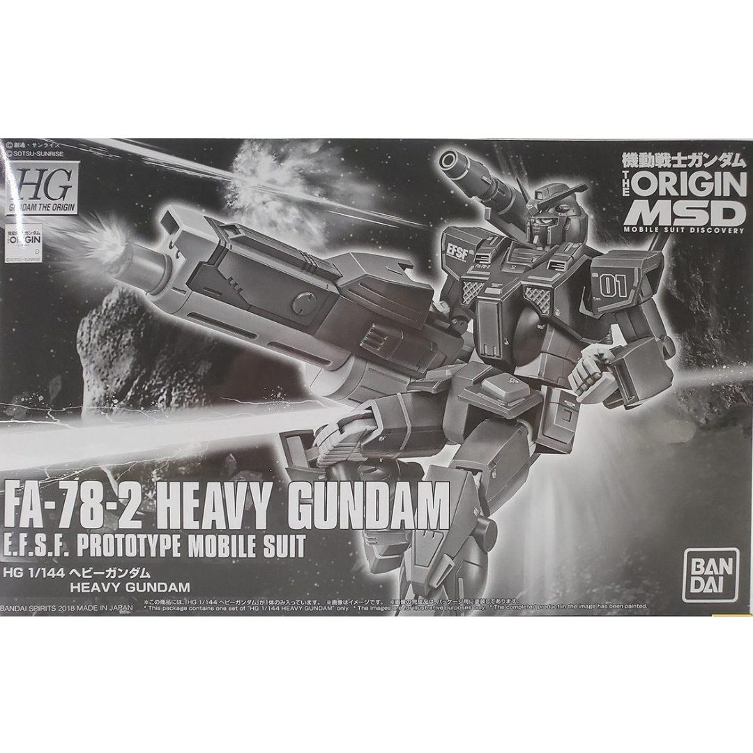 HG The Origin 1/144 FA-78-2 Heavy Gundam #5061816 by Bandai
