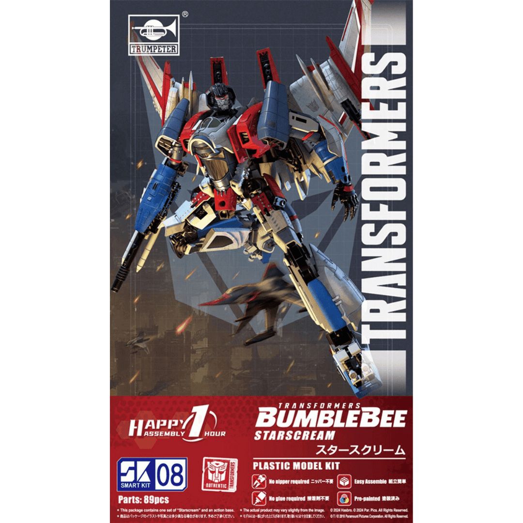 Transformers 6 Cybertron Starscream Robot Model Kit by Trumpeter