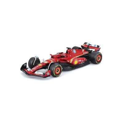 Bburago 1/43 Ferrari Season Car w/ driver (2024) (Leclerc #16) - BUR18-36843-L