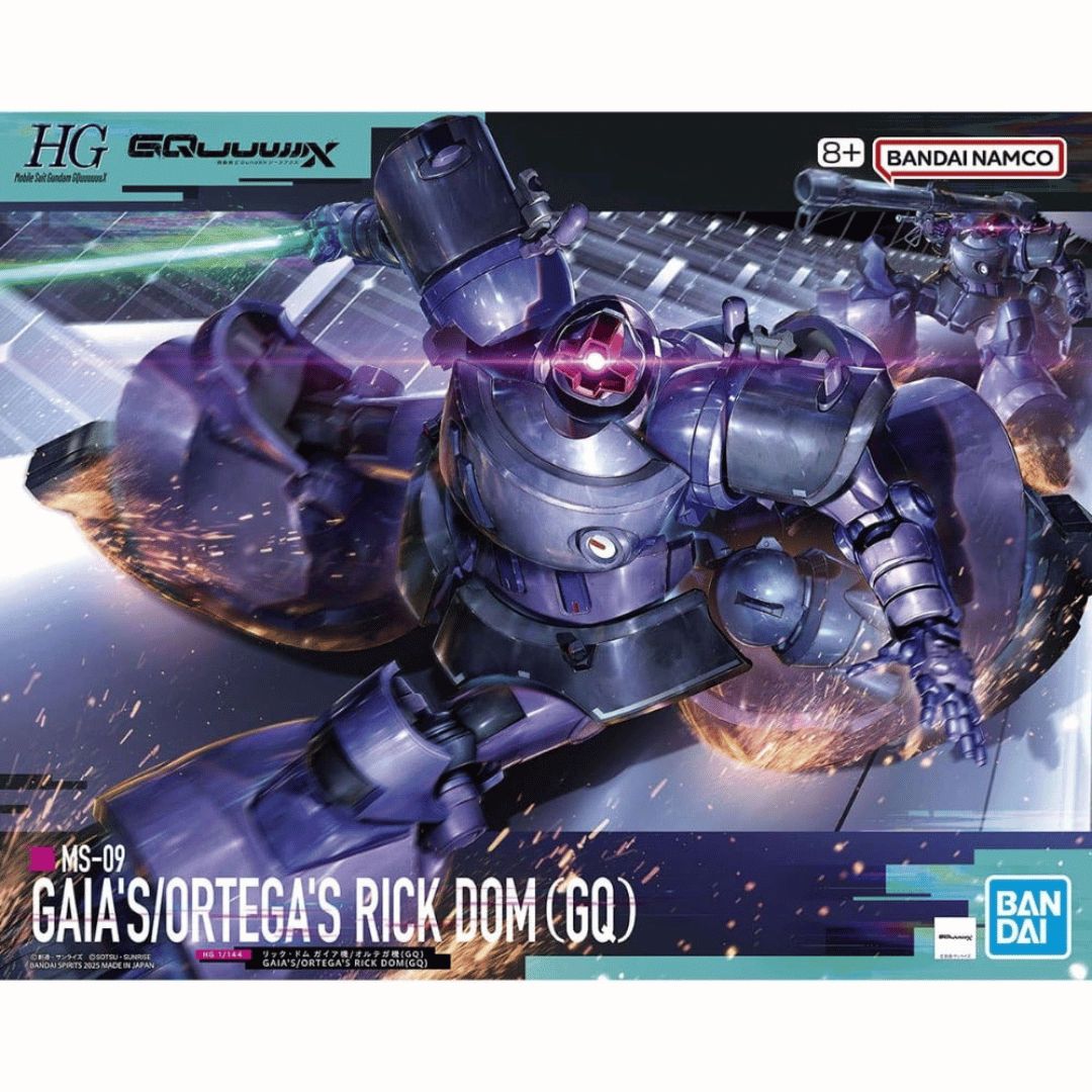 HG GQuuuuuuX 1/144 Gaia's/Ortega's Rick Dom (GQ) #5068868 by Bandai