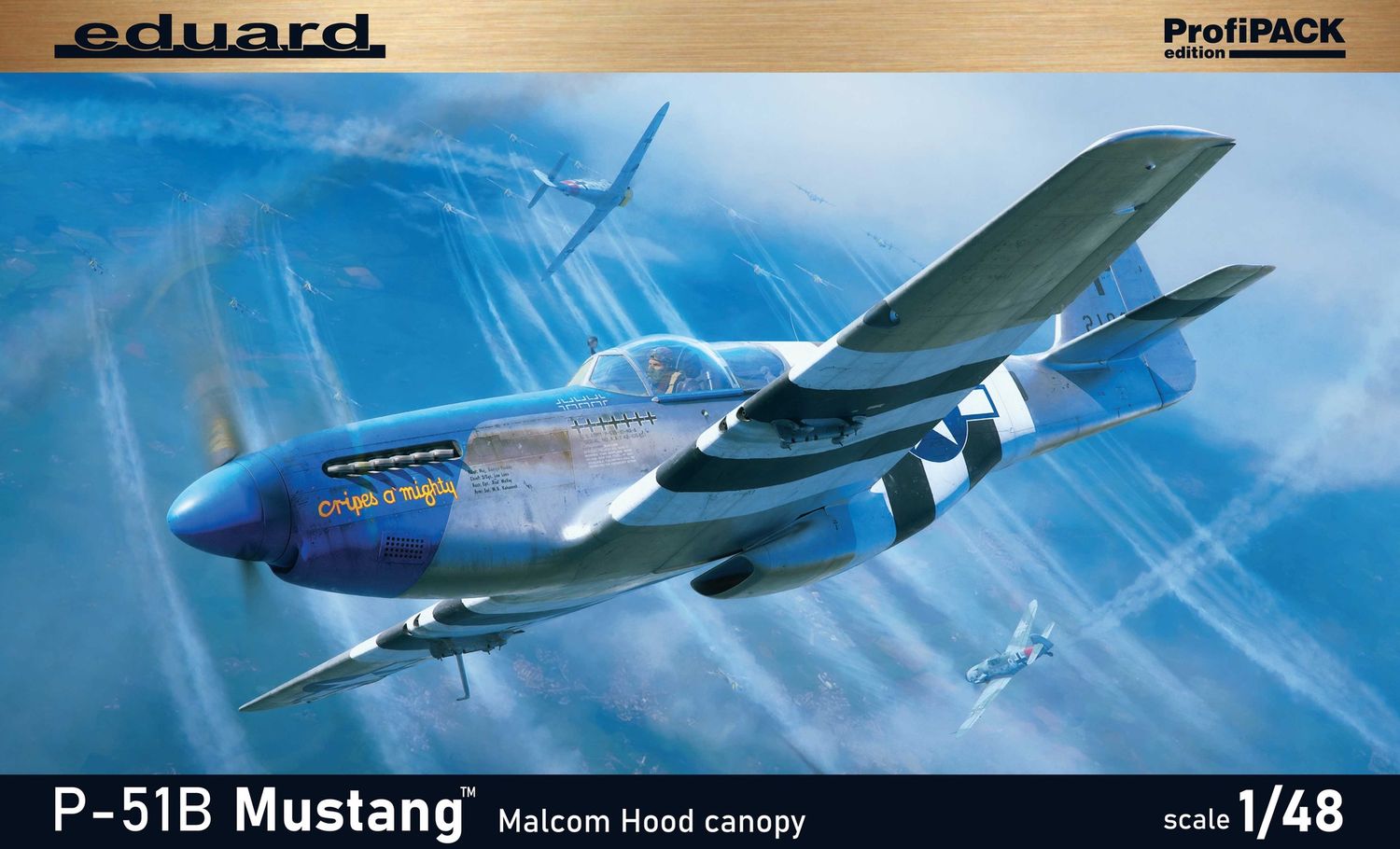 P-51B Mustang w/Malcolm Hood Canopy Profipack Edition 1/48 #82176 by Eduard