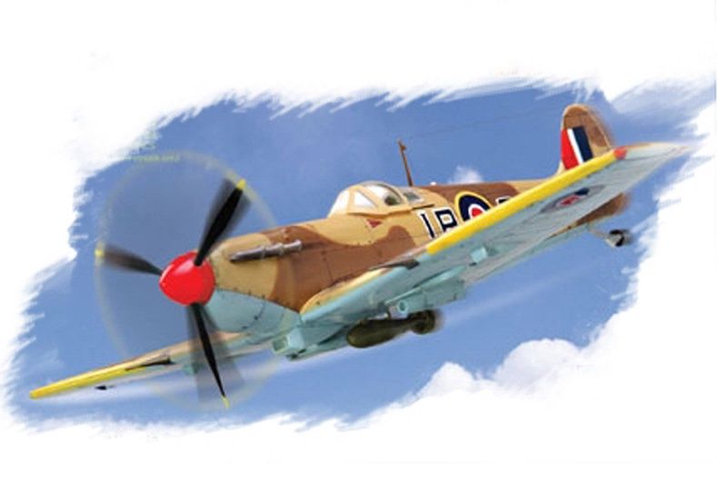 Spitfire MK.Vb TROP 1/72 #80214 by Hobby Boss