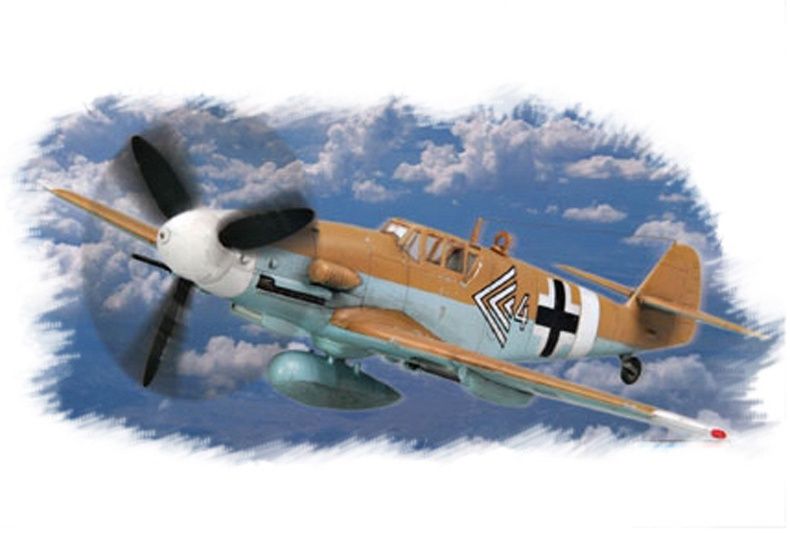 Bf109 G-2 TROP 1/72 #80224 by Hobby Boss