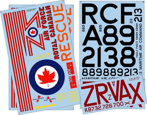 1/32 RCAF Lancaster X decals
