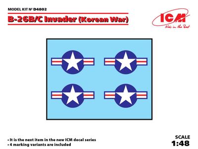 1/48 ICM Decals for B-26B/C (Korean War)