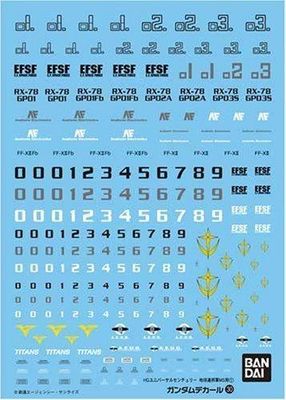 Gundam Decal 30 - Earth Federation Space Force (2)