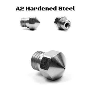 Micro Swiss - Plated A2 Nozzle - MK10 0.4mm
