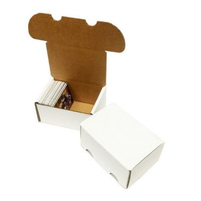 Trading Card Holder White Cardboard